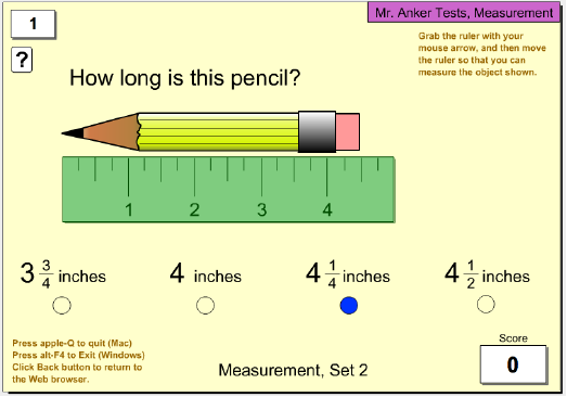 Mr. Anker Tests Measurement Practice
